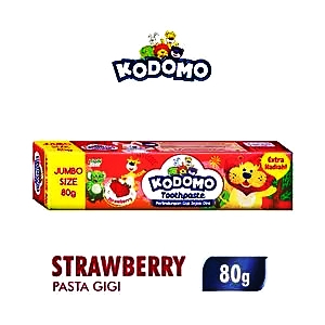 Kodomo pasta gigi anak-anak jumbo strawberry 80g