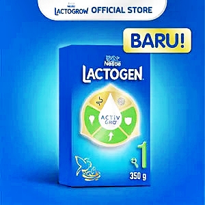 Lactogen 1 susu bayi formula dha + prebio 1 350g