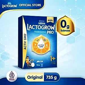 Lactogrow 3 susu pertumbuhan dha + prebio 1 735g