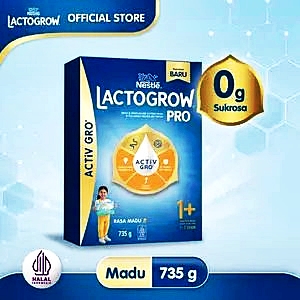 Lactogrow 3 susu pertumbuhan madu 735g