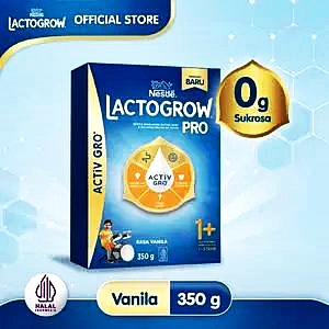 Lactogrow 3 susu pertumbuhan vanila 350g