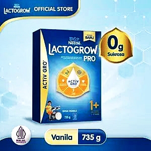Lactogrow 3 susu pertumbuhan vanila 735g