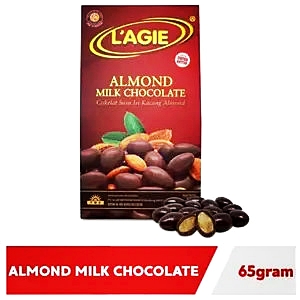 L'agie Milk Chocolate Almond 65G
