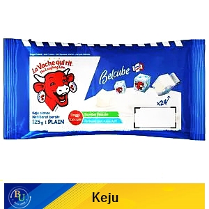 Laughing Cow Belcube Cheese 24's Plain 125g