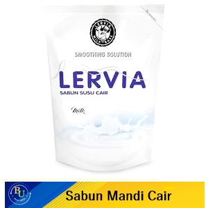 Lervia sabun susu cair smoothing milk 400ml