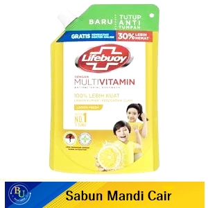 Lifebuoy sabun mandi cair lemon fresh 400ml