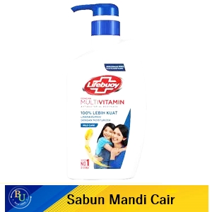 Lifebuoy sabun mandi cair pump white 500ml