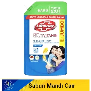 Lifebuoy sabun mandi cair refill mild care 825ml