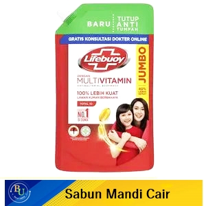Lifebuoy sabun mandi cair refill total10 red 825ml