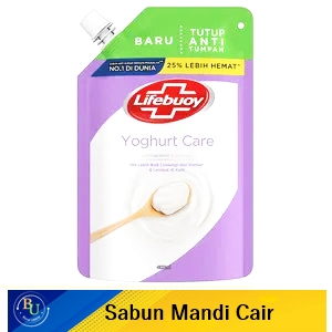 Lifebuoy sabun mandi cair refill yoghurt care 400ml