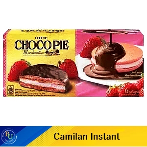Lotte Choco Pie Marsmallow (6'S) Strawberry 156G
