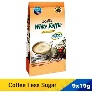 Luwak White Koffie Less Sugar 9X19G