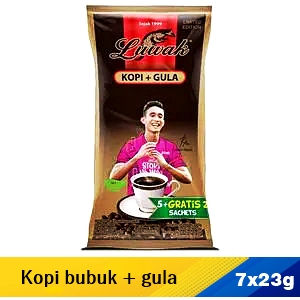 Luwak kopi bubuk+gula (5+2) 23g