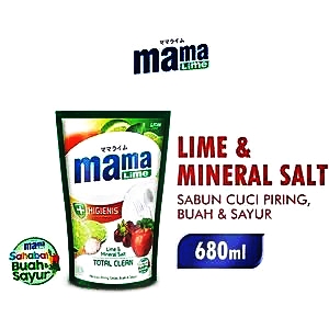 Mama lime cairan pencuci piring refill 680ml