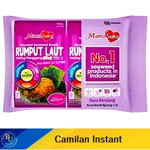 Mamasuka rumput laut panggang (nori) rendang 2x4.5g