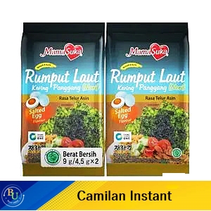 Mamasuka rumput laut panggang (nori) salted egg 2x4.5g