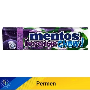 Mentos incredible chew candy grape 45g
