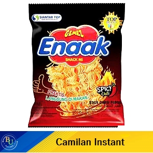 Mi gemez snack mie kering enak fam pack spicy 3x26g