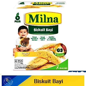 Milna Biskuit Bayi 6+ Original 110G