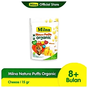 Milna Nature Puffs Organic Cheese 15G