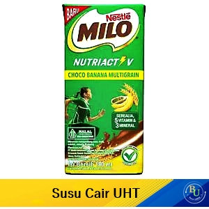 Milo healty drink uht nutriactiv choco banana 180ml