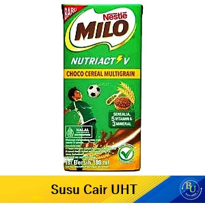 Milo healty drink uht nutriactiv choco cereal 180ml