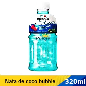 Mogu-mogu minuman nata de coco bubble gum 320ml