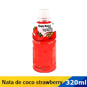 Mogu-moguminuman nata de coco strawberry 320ml