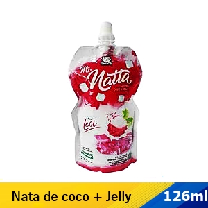 Mr. Natta minuman nata de coco & jelly leci 126ml