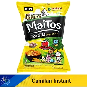 Mr.hottest snack tortilla chips maitos jagung barbeque 140g