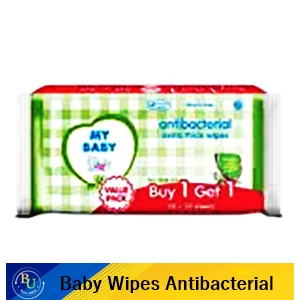 My Baby Wipes Anti Bacterial 2X50's