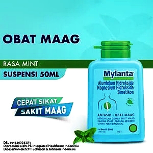 Mylanta Obat Maag Liquid Mint 50Ml