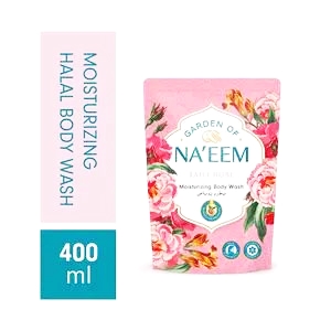 Na'eem moisturizing body wash taifi rose 400ml