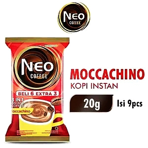 Neo coffee kopi instant (6+3) moccachino 180g