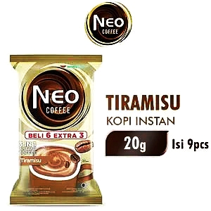 Neo coffee kopi instant (6+3) tiramisu 180g