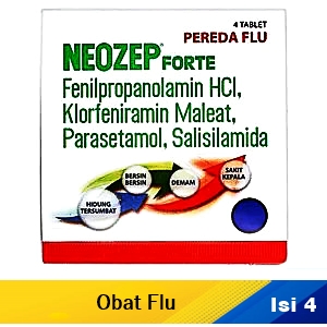 Neozep Forte Obat Flu Tablet 4'S