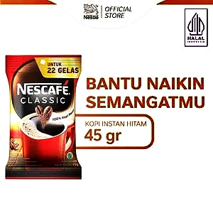 Nescafe coffee classic kemasan ekonomi 45g