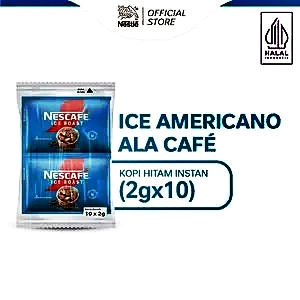 Nescafe kopi instant ice roast americano 10x2g