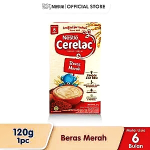 Nestle Bubur Cerelac Beras Merah 120G