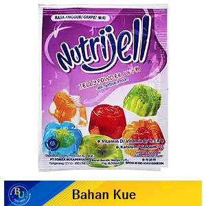 Nutrijell Konnyaku Jelly Powder Grape 15 gr