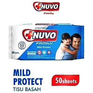 Nuvo Wet Tissue Fresh Biru 50'S