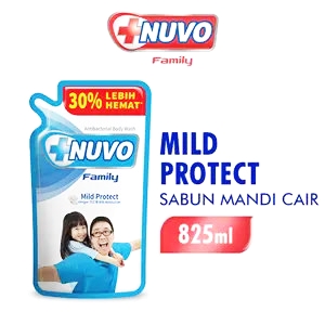 Nuvo sabun kesehatan cair mild protect 825ml
