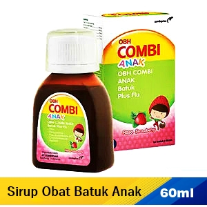 OBH combi sirup obat batuk anak strawberry 60ml