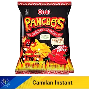 Oishi Panchos Keripik Jagung Cabe Pedas 145 gr