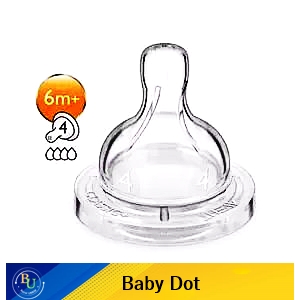 Philips avent teat fast flow 4 holes isi 2 normal