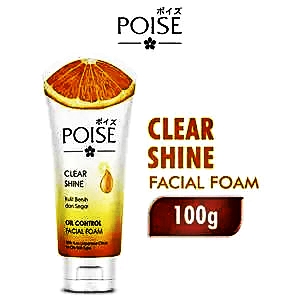 Poise Facial Foam Oil Control 100G