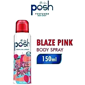 Posh body spray perfumed blaze pink 150ml