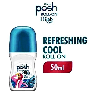 Posh deo roll on hijab chic refreshing cool 50ml