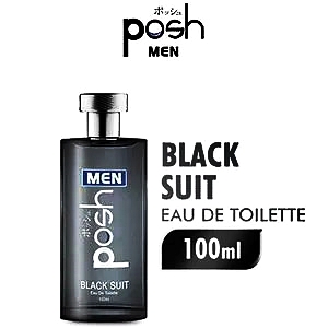 Posh men eau de toilette black suit 100ml
