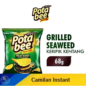 Potabee snack potato chips grilled seaweed 120g